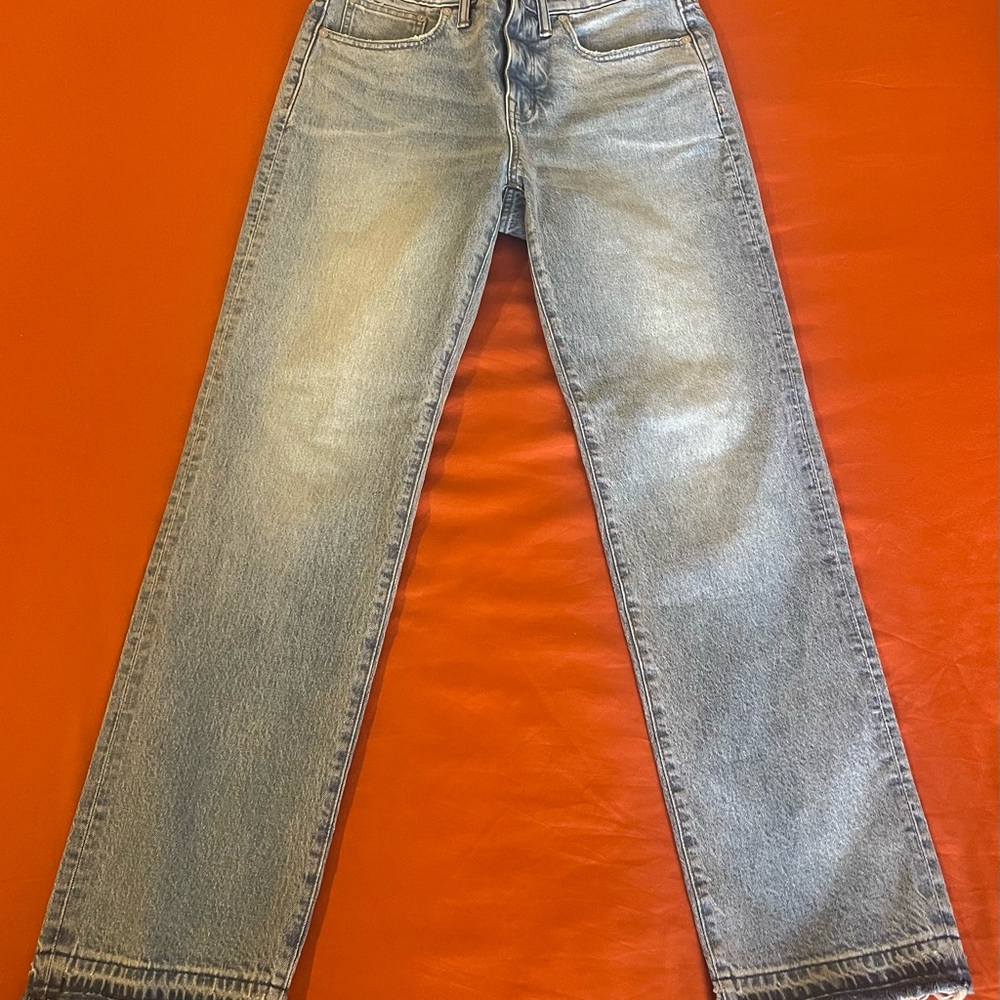 Madewell Men's Light Blue Straight Jeans